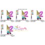 Gnome Birthday Number-2 Embroidery Design Pattern-2
