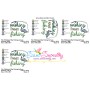 Wishing I Was Fishing Lettering Embroidery Design Pattern-2