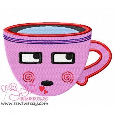 Sweet Cup-2 Embroidery Design- 1