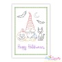 Halloween Cardstocks Embroidery Design Bundle-8