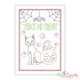 Halloween Cardstocks Embroidery Design Bundle-10