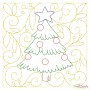 Christmas Quilt Block Tree Embroidery Design Pattern-1
