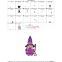 Halloween Girl Gnome Broom Embroidery Design Pattern-3