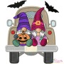 Halloween Trucks Applique Design Bundle-3