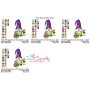 Halloween Gnome Candy And Lantern Embroidery Design Pattern-2
