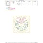 Christmas Quilt Block Wreath Embroidery Design Pattern-3
