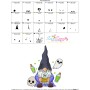 Halloween Gnome Potion Embroidery Design Pattern-3