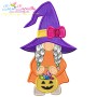 Halloween Gnomes Applique Design Bundle-5