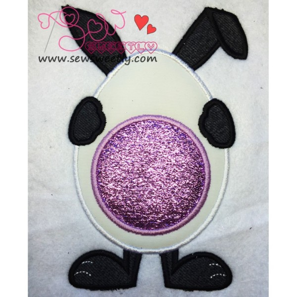 Bunny Monogram Applique Design Pattern-1