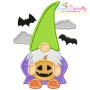 Halloween Gnomes Applique Design Bundle-9