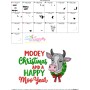 Mooey Christmas And a Happy Moo Year Cow Embroidery Design Pattern-3