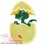 Baby Dragon Applique Design Pattern-1