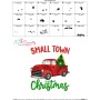 Small Town Christmas Red Truck Embroidery Design Pattern-3