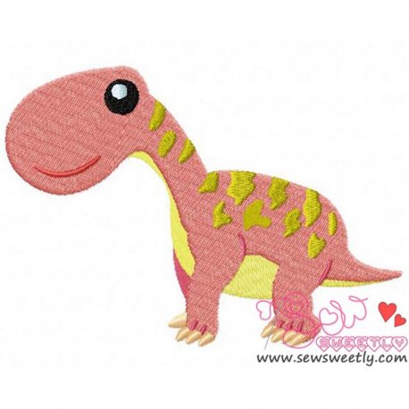 Big Dino-5 Embroidery Design- 1