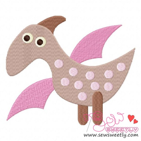 Big Dino-10 Embroidery Design Pattern-1