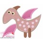 Big Dino-10 Applique Design Pattern-1