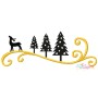 Christmas Borders Embroidery Design Bundle-2