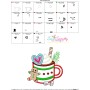 Christmas Hot Chocolate Cup-7 Applique Design Pattern-3