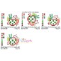 Christmas Hot Chocolate Cup-2 Applique Design Pattern-2