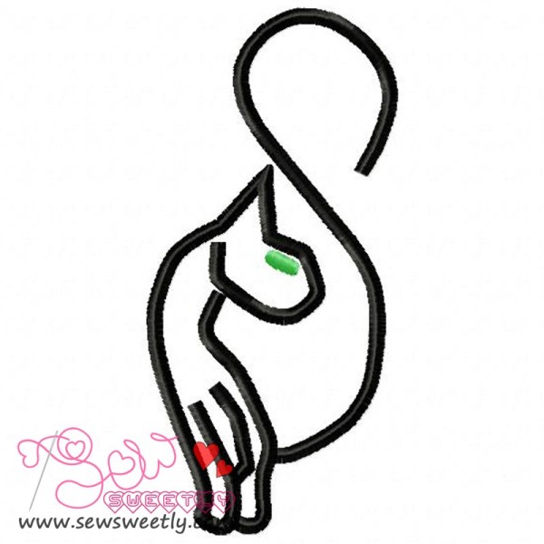 Black Cat-1 Embroidery Design Pattern-1