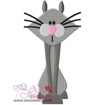 Sweet Cat Embroidery Design Pattern-1