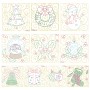 Christmas Quilt Blocks Embroidery Design Bundle-1