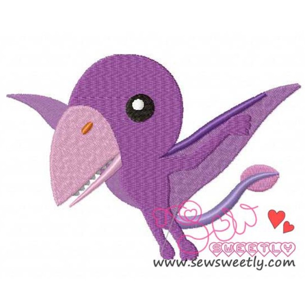 Tropeognathus Embroidery Design Pattern-1