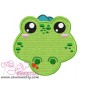 Crocodile Face Applique Design Pattern-1