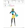 Shopping Lady-2 Embroidery Design Pattern-2