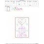 Valentine Cardstock Embroidery Design Pattern | I Love You Gift And Heart-2