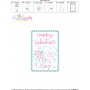 Valentine Cardstock Embroidery Design Pattern | Happy Valentine's Day Heart Sweets-2