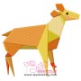 Origami Animal-8 Embroidery Design Pattern-1