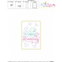 Cardstock Embroidery Design Pattern | Happy Anniversary Hearts-3-2