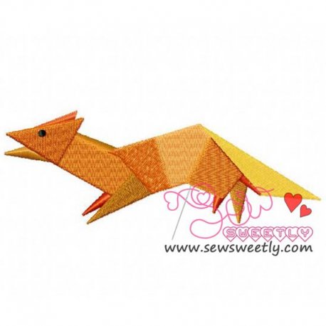 Origami Animal-7 Embroidery Design Pattern-1