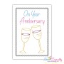 Happy Anniversary Cardstock Embroidery Design Bundle-10