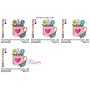 Valentine's Hot Chocolate Cup-5 Embroidery Design Pattern-2