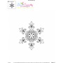 Artistic Snowflake-10 Embroidery Design Pattern-3