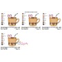 Valentine's Hot Chocolate Cup-2 Embroidery Design Pattern-2