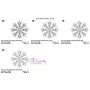 Artistic Snowflake-8 Embroidery Design Pattern-2