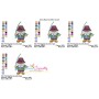 Boy Fishing Gnome-4 Embroidery Design Pattern-2