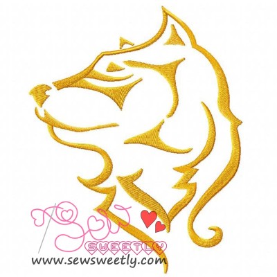 Wild Animal Embroidery Design Pattern-1