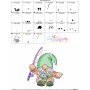 Girl Fishing Gnome-5 Embroidery Design Pattern-3