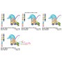 Girl Fishing Gnome-4 Embroidery Design Pattern-2