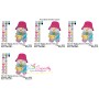 Girl Fishing Gnome-1 Embroidery Design Pattern-2