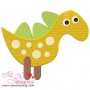 Cute Dino-3 Embroidery  Design-1