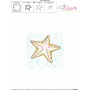Embroidery Design Pattern | Starfish Nautical Quilt Block-3