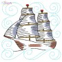 Nautical Quilt Blocks Embroidery Design Bundle-4