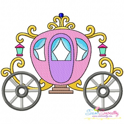 Embroidery Design Pattern - Fairytale Carriage-10-1
