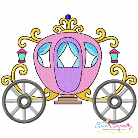 Embroidery Design Pattern - Fairytale Carriage-10