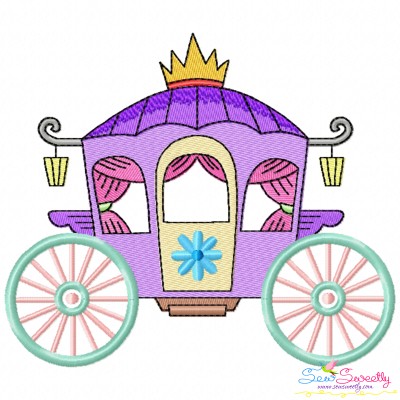 Embroidery Design Pattern - Fairytale Carriage-9-1